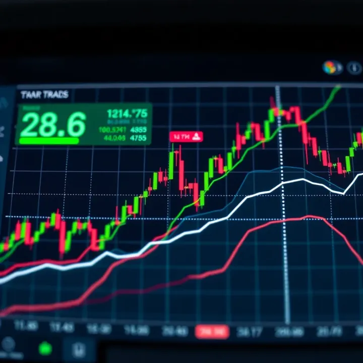 Graph showing Avalanche cryptocurrency price trends with market influence indicators