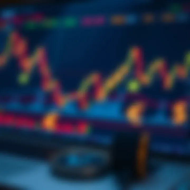 Illustration of various financial charts and currency symbols representing trading options in South Africa