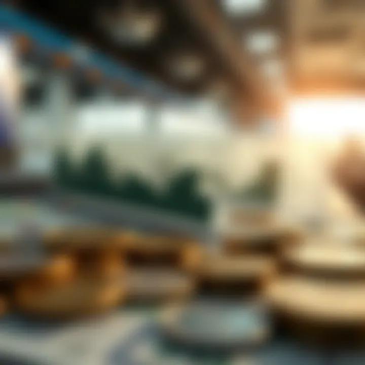 Illustration of global financial factors affecting currency exchange rates