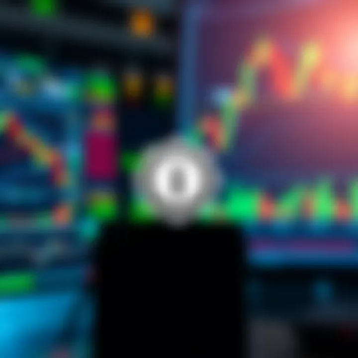 Secure Trading Environment of IFX Brokers Illustration of a secure trading platform interface with financial charts and regulatory badges
