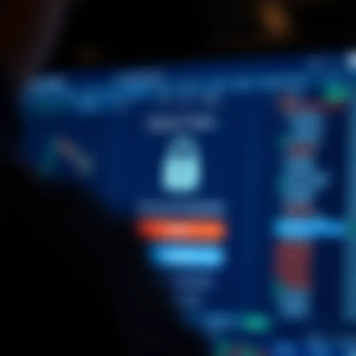 Secure login interface displaying account protection features