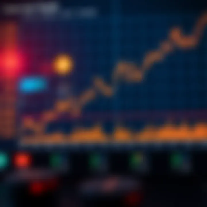 Graph showing fluctuating trends in Pepe Coin's market value over time