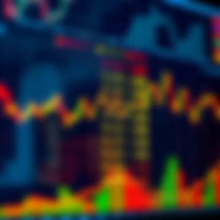 Currency exchange rates chart displaying real-time forex market fluctuations