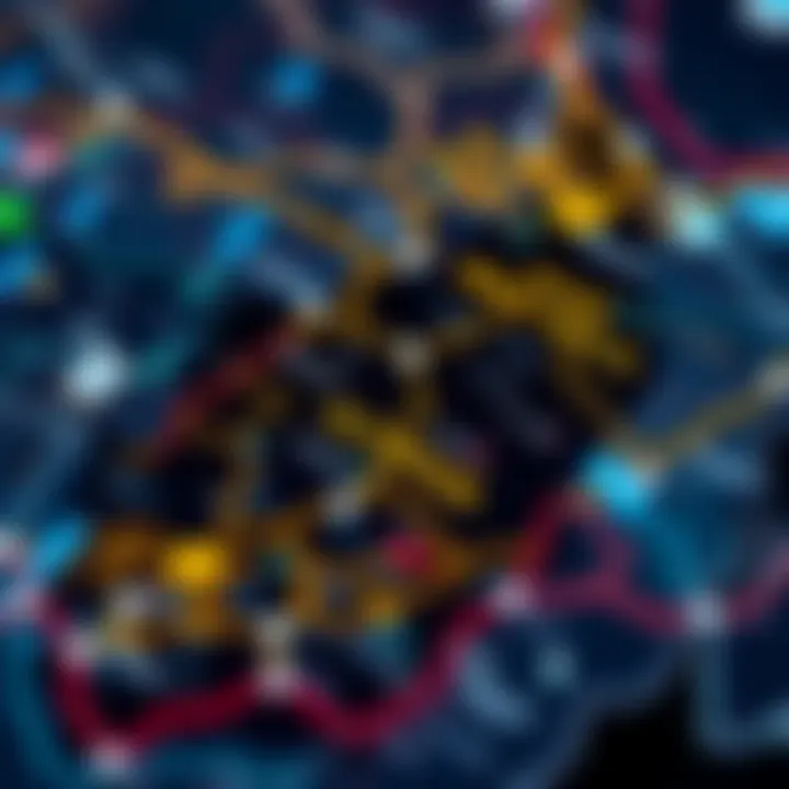 Map of South Africa highlighting key financial districts involved in proprietary trading