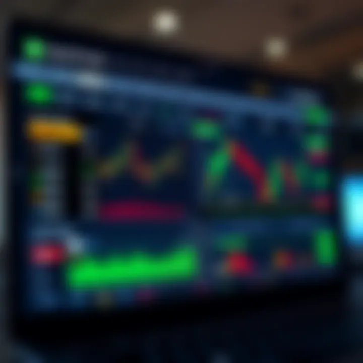 User interface of QuickTrade platform showing trading options and market data relevant to South African traders