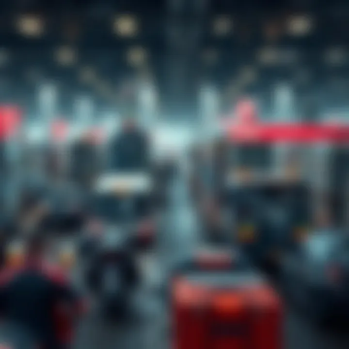 Visual representation of various industries influenced by razor market strategies highlighting economic impact