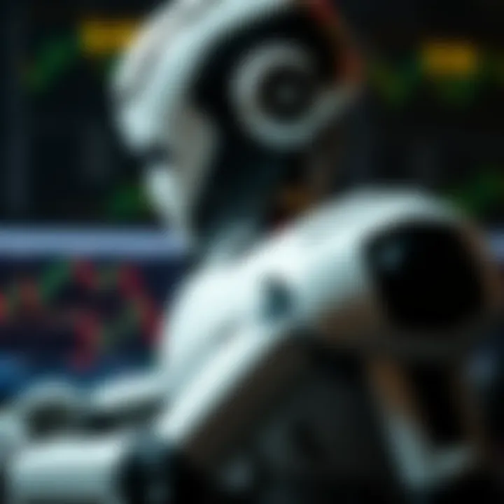 Visual representation of benefits and risks associated with using forex trading robots