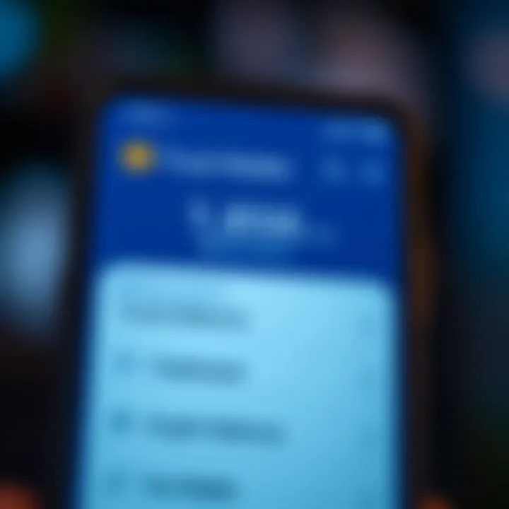 User interface of Trust Wallet showing cryptocurrency balance and options for withdrawal