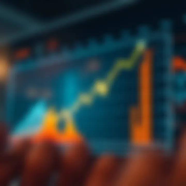 Phases of Economic Growth and Decline Graph illustrating the phases of economic growth and decline with fluctuating market trends