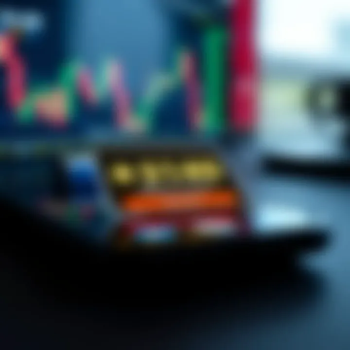 Illustration of a digital bonus notification on a mobile trading app interface