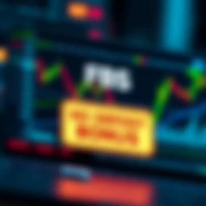 Illustration showing a digital forex trading platform highlighting the no deposit bonus offer
