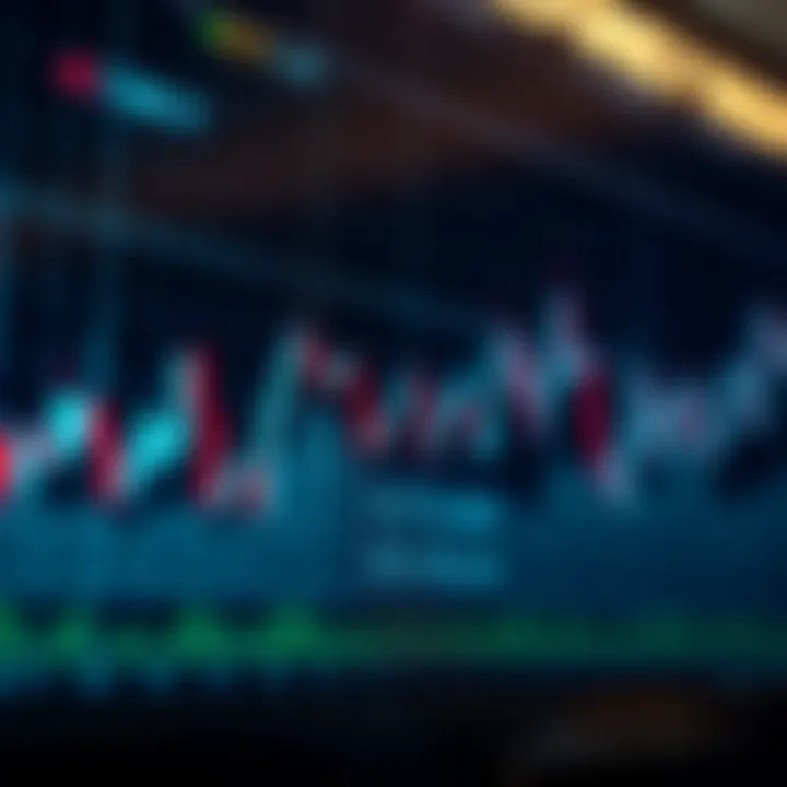 Graph showing the automated trading activity of forex robots on currency pairs