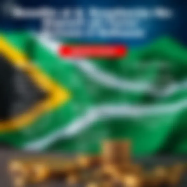 Benefits and Drawbacks of No Deposit Forex Bonuses in South Africa Conceptual graphic showing benefits and risks of forex bonuses with South African flag background