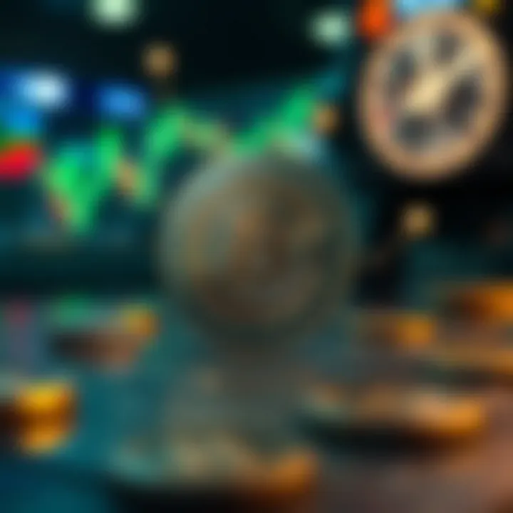 Key Elements Shaping Pi Coin's Market Value Conceptual digital illustration of factors affecting cryptocurrency value including technology and community support