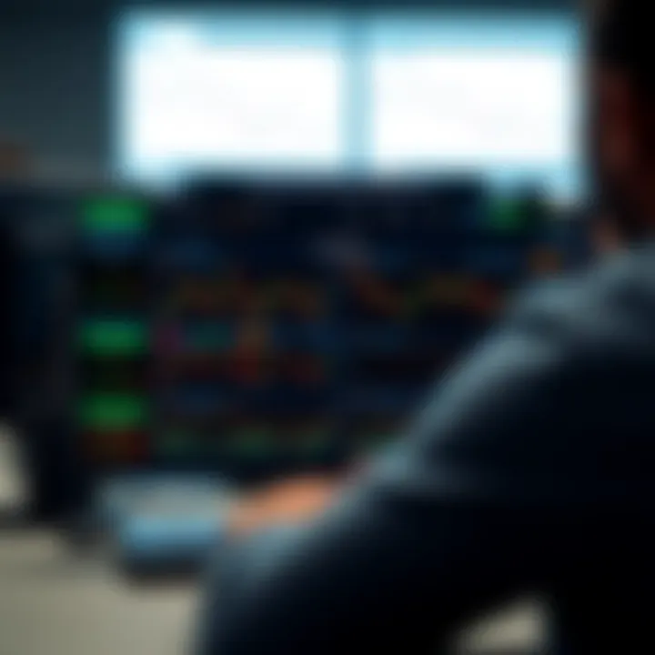 User interface displaying multiple trading instruments and chart analysis on Pocket Options platform