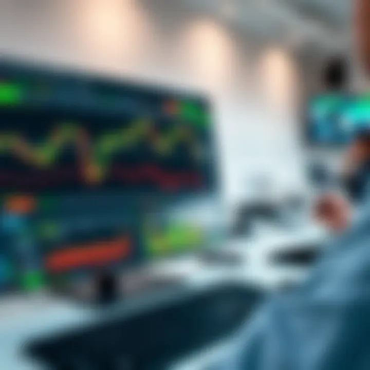 User interface of Quotex trading platform showing various trading assets and charts