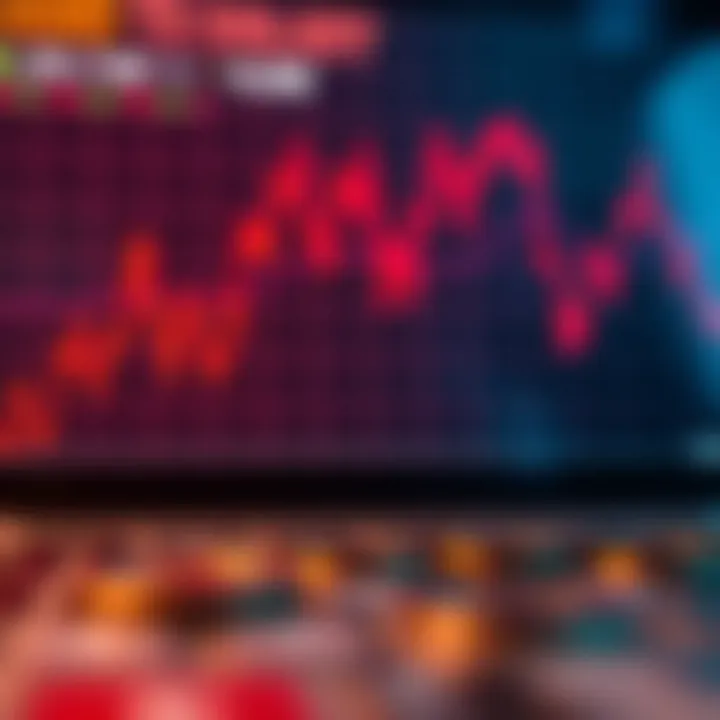 Graph depicting fluctuations in the South African rand against the US dollar over a period