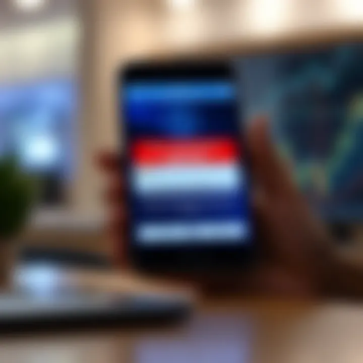 Digital verification on a mobile device ensuring secure withdrawal approval