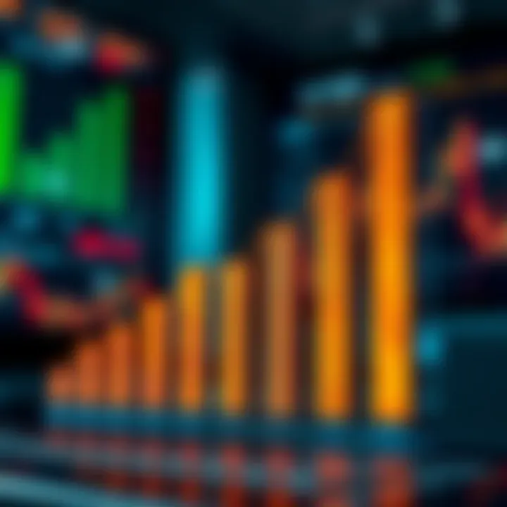 Financial Growth in Funded Trading Programs Graph showing upward financial growth indicative of successful trading strategies