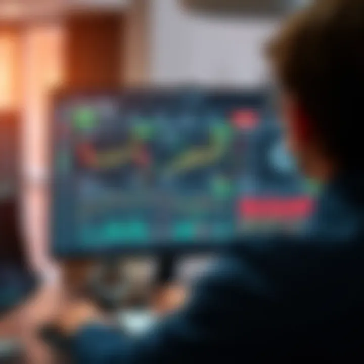 Dashboard interface of SmartTrader showing various trading tools and asset charts