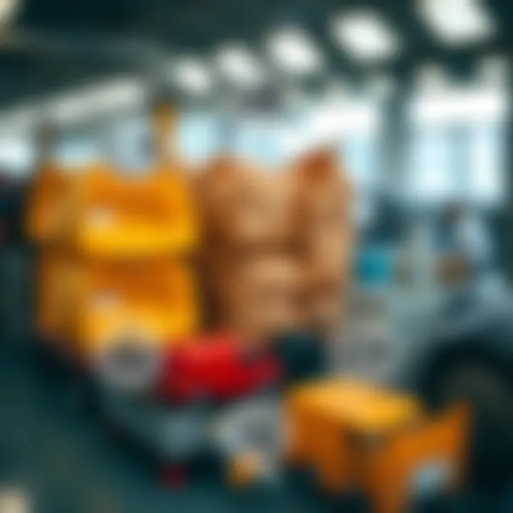 Synthetic Materials in Modern Industries Diagram illustrating different applications of synthetic materials across industries like automotive, textile, and packaging