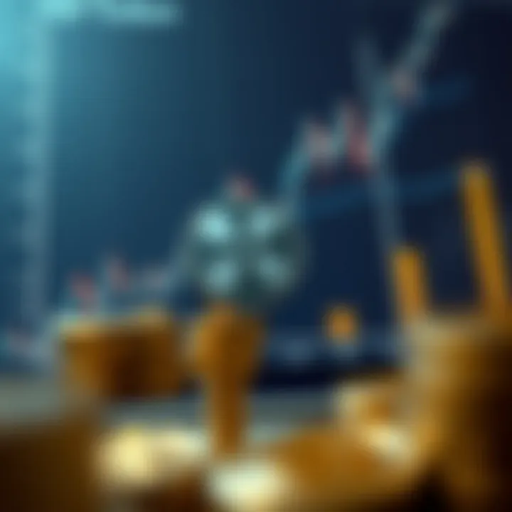 Graph illustrating XRP token integration within blockchain technology and financial systems