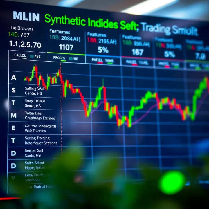 Key Broker Features for Synthetic Indices Trading Comparison chart of broker features for synthetic indices trading in South Africa