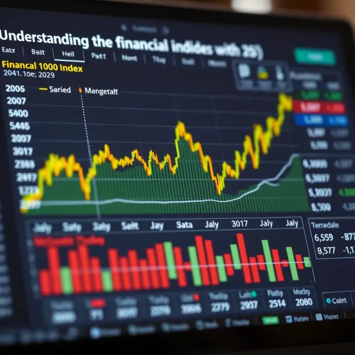 Comparison chart showing various financial indices and their performance metrics