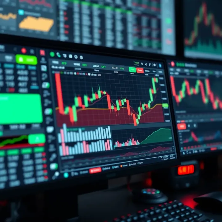 Interface displaying cTrader’s trading options with indicators customized for South African market