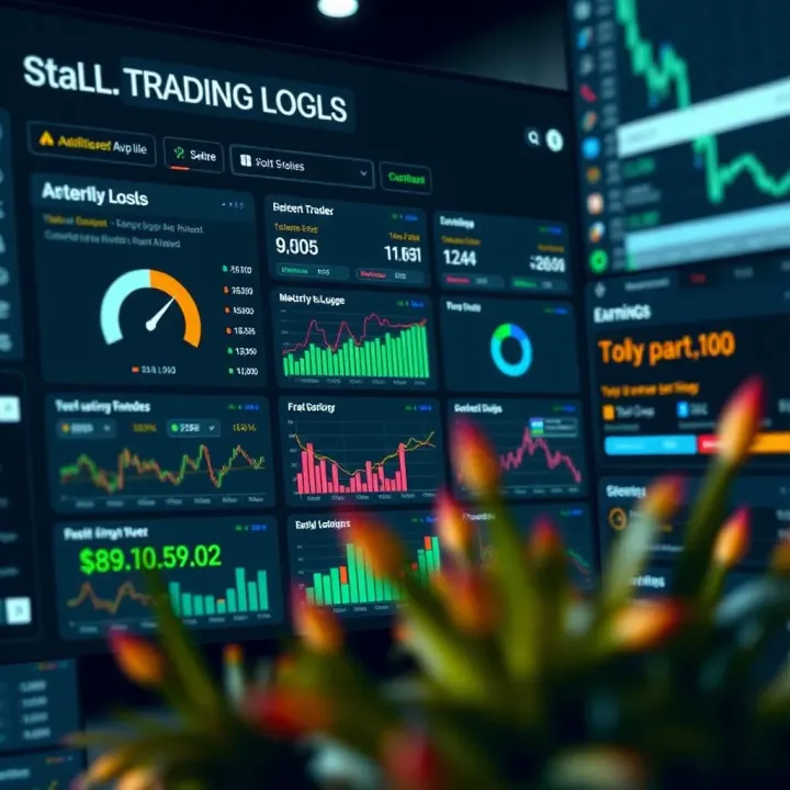Affiliate dashboard overview with charts and performance metrics for managing earnings