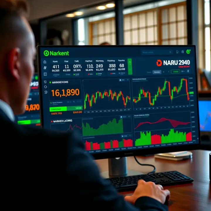 Deriv broker trading platform dashboard showcasing market options and charts