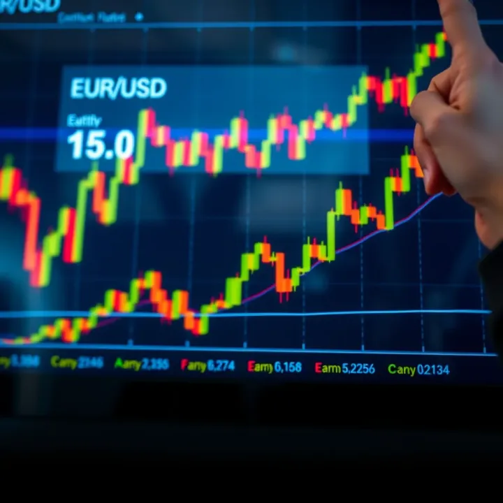 EUR/USD Exchange Rate Trends and Economic Influences Graph showing EUR/USD exchange rate trends influenced by economic indicators and central bank policies
