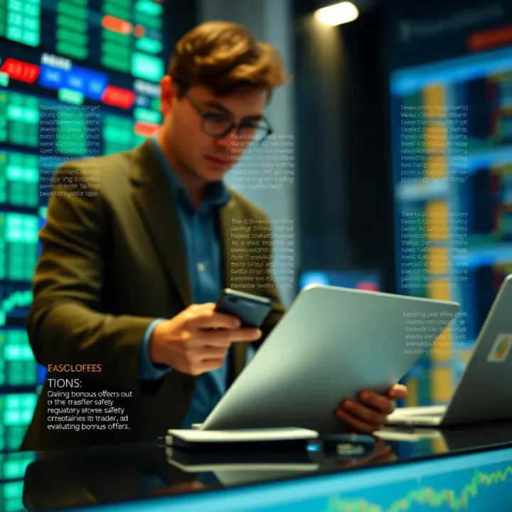Navigating Bonus Offers Safely in South African Forex Trading Illustration showing key regulatory and safety considerations for South African traders evaluating bonus offers