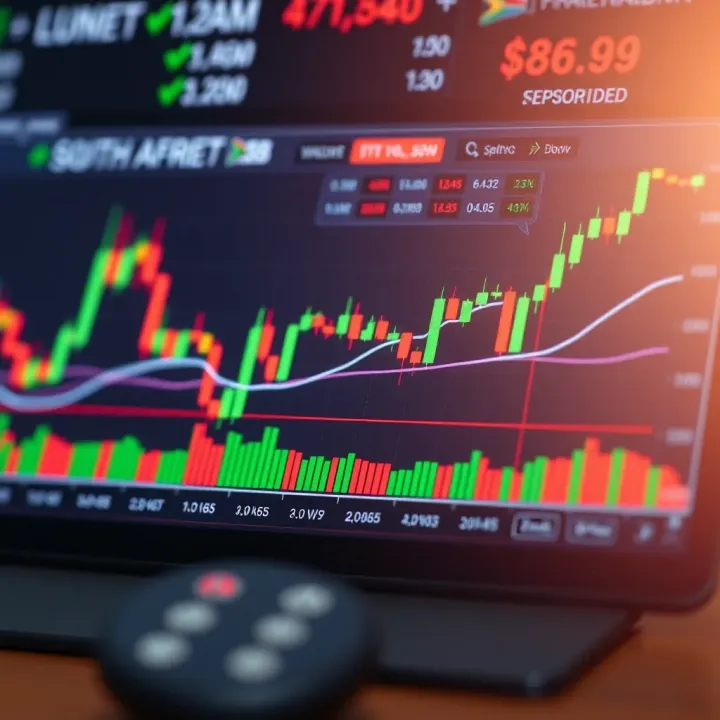 Diagram showing application of forex chart patterns in South African trading environment with currency trends
