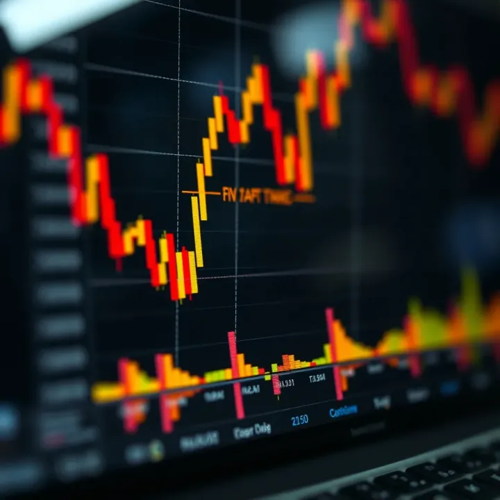 Graph depicting the fluctuations of funding pips in forex trading within South African financial markets