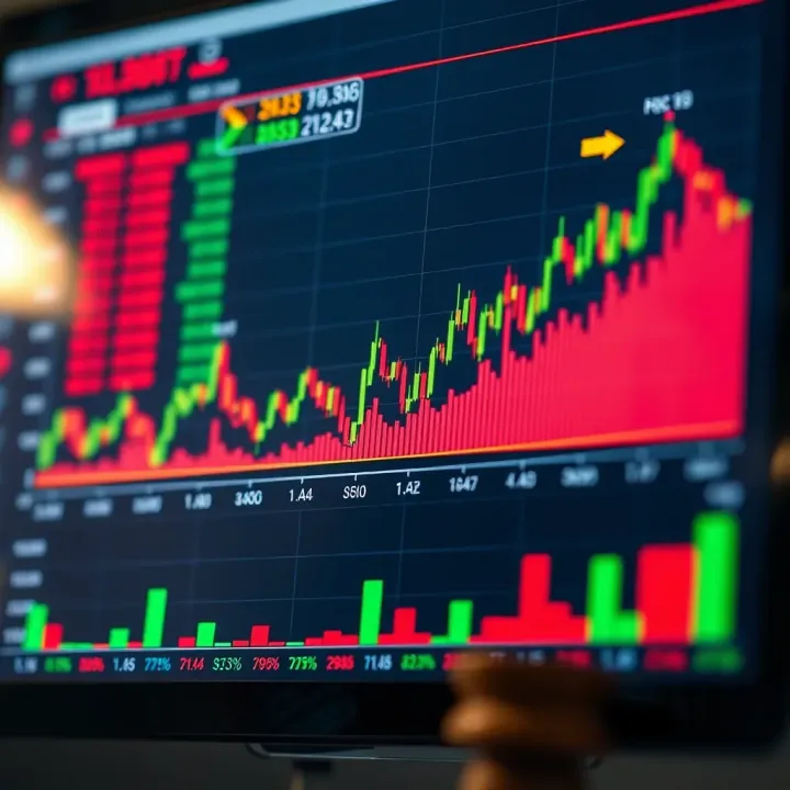Graph showing risk management strategies in option trading within South African market context