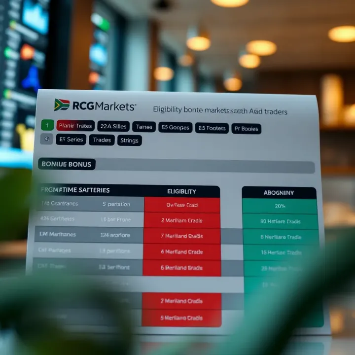 Understanding RCG Markets Bonus for South African Traders