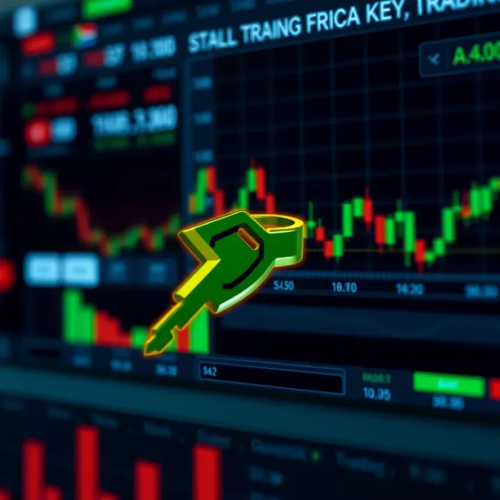 Diagram illustrating how a Robotrader license key activates automated trading software in South Africa