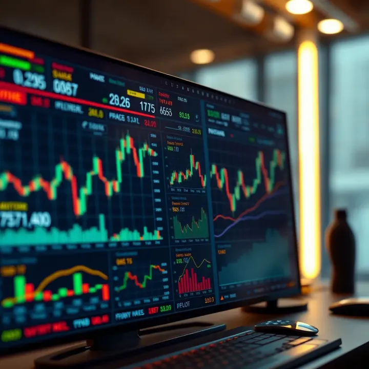 Dashboard displaying various financial metrics and risk management parameters for investment decisions