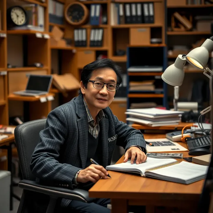 Work environment showcasing key projects and collaborative efforts of Takashi Kotegawa