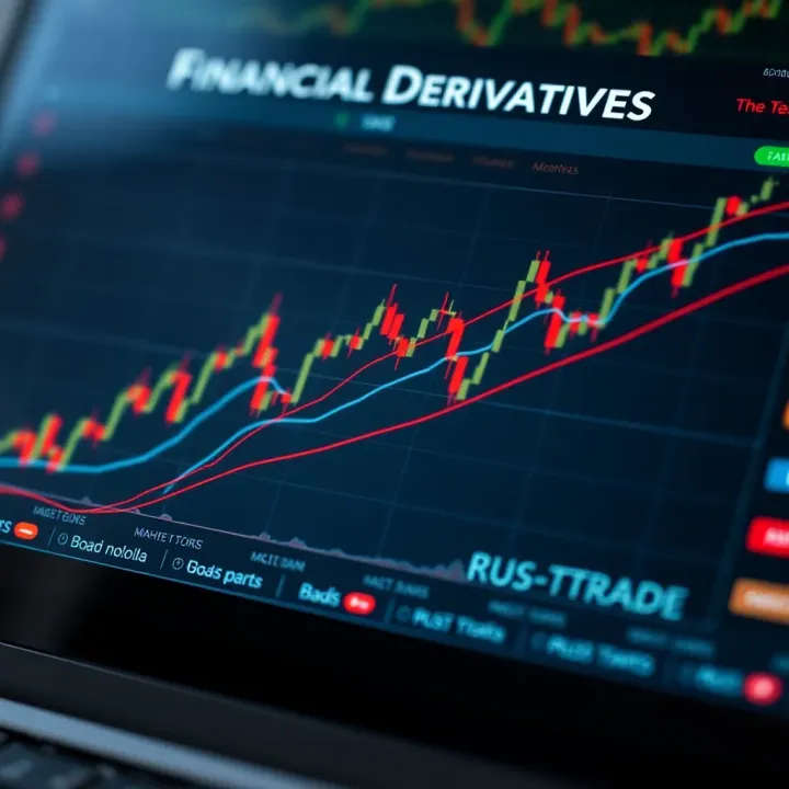 Graph illustrating different types of financial derivatives commonly traded in markets