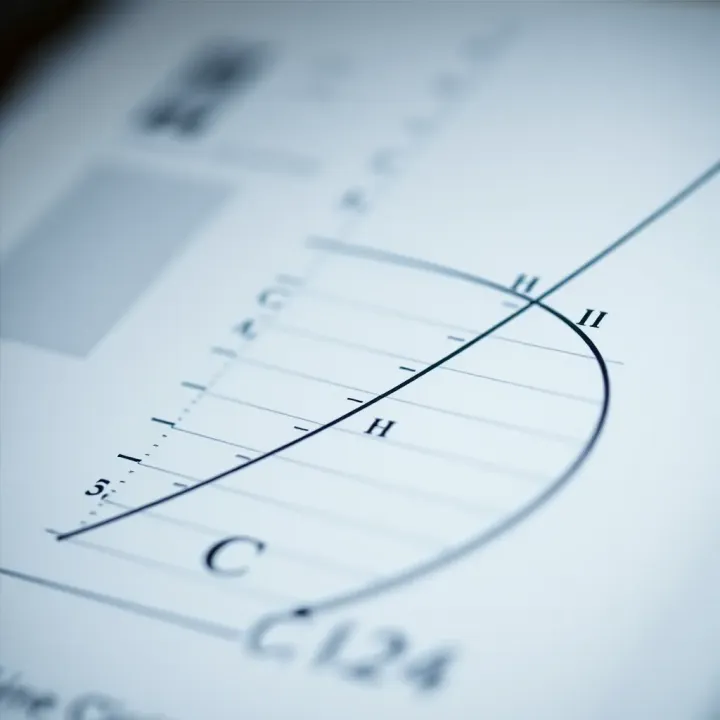 Visual Representation of Derivative as Slope of a Curve Graph showing the slope of a curve representing the derivative concept in calculus