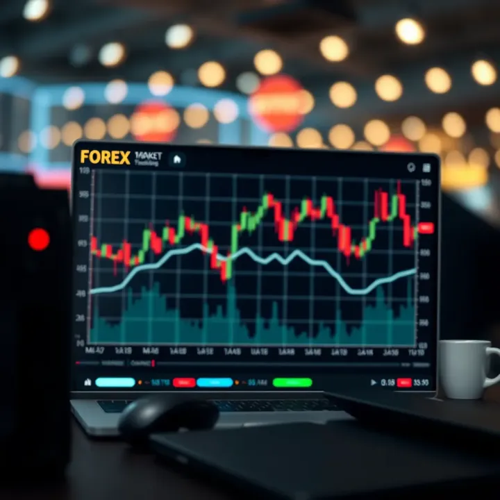 Graph showing overlapping forex trading sessions with increased market liquidity