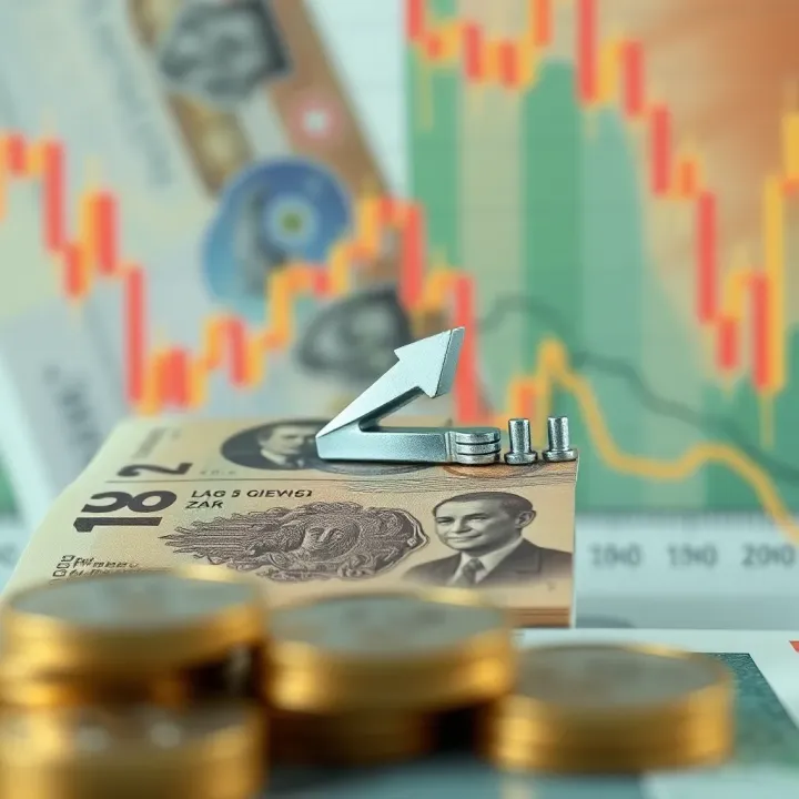 Graph showing comparison of minimum deposit requirements among trading brokers in South African Rand