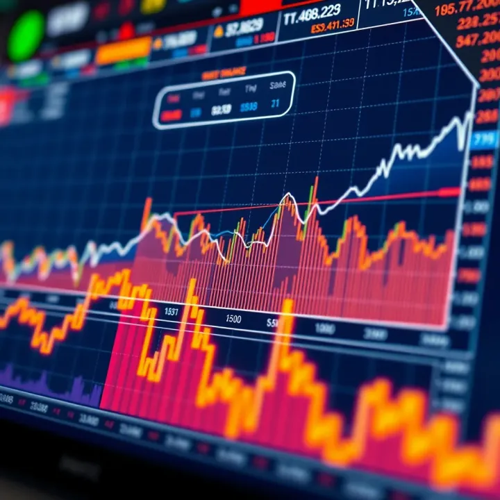 Graph illustrating the performance trends of various forex indices over time in the trading market
