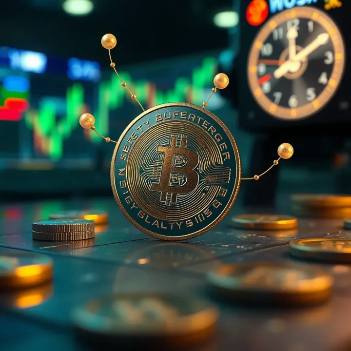 Key Elements Shaping Pi Coin's Market Value Conceptual digital illustration of factors affecting cryptocurrency value including technology and community support