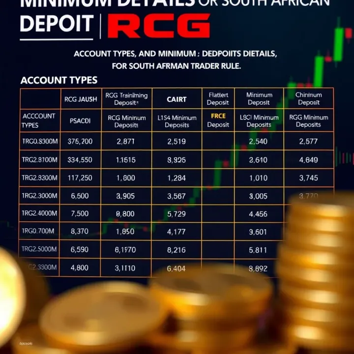 RCG Minimum Deposit Rules for South African Traders