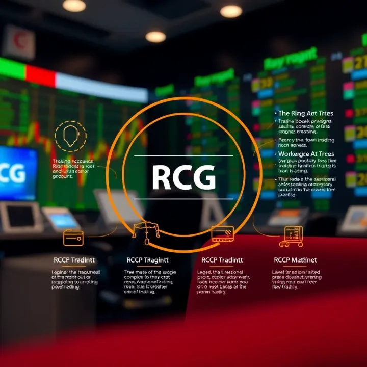 Diagram illustrating the structure and key features of an RCG raw account for trading platforms