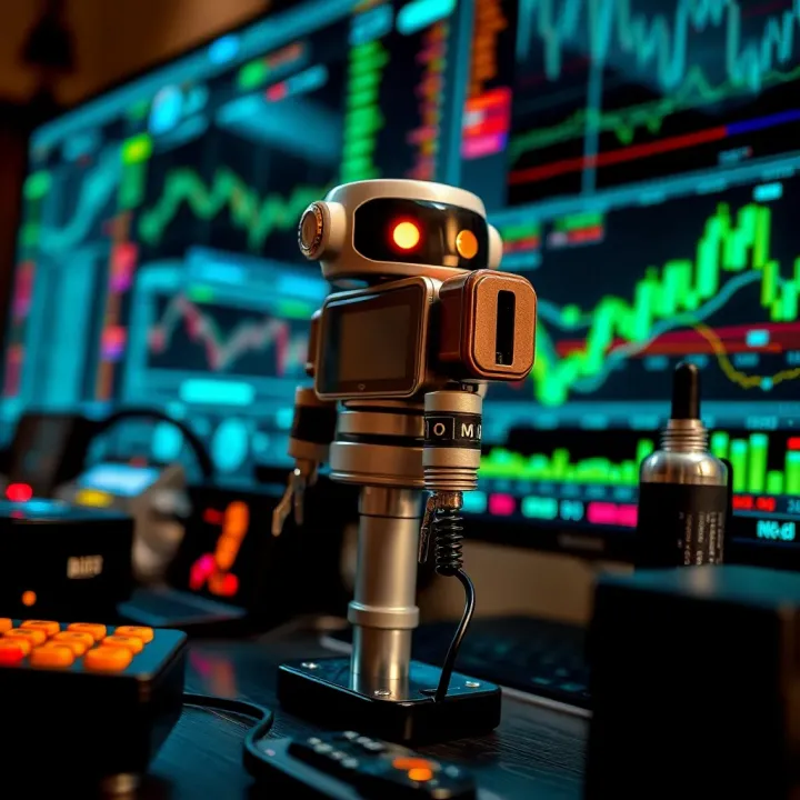 Visual representation of different types of algorithmic trading tools used in stock markets