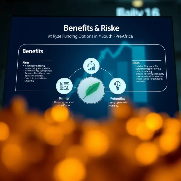 Benefits and Risks of Ryze Funding in South Africa Diagram highlighting benefits and potential risks associated with using Ryze Funding in the South African financial market